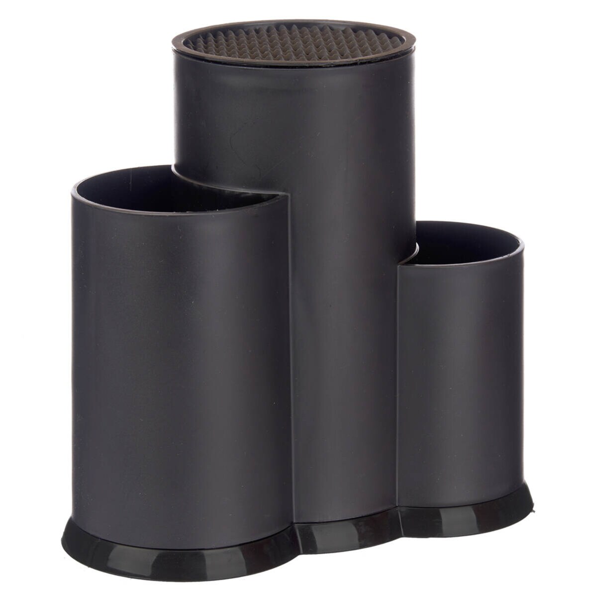 Stojak na noże, plastikowy, 12,5 x 23 x 22 cm