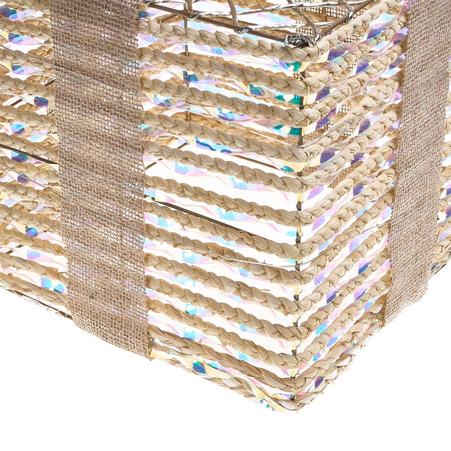 Zestaw 3 dekoracji świątecznych LED MOSSO Prezenty świąteczne 20/25/30 cm Beżowy