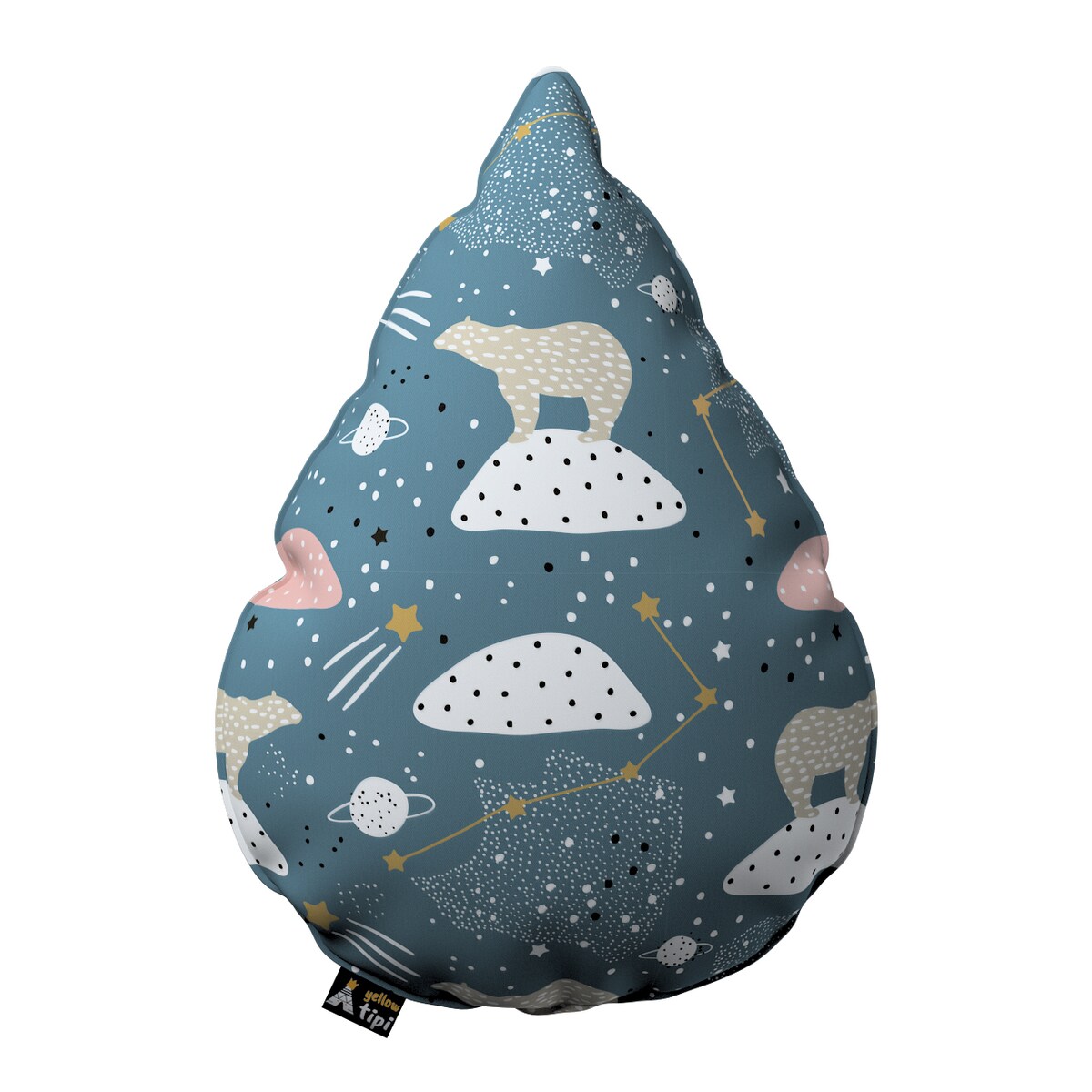 Poduszka Sweet Drop, niebieski, 55x15x35cm, Magic Collection