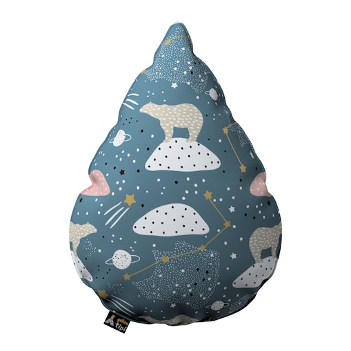 Poduszka Sweet Drop, niebieski, 55x15x35cm, Magic Collection