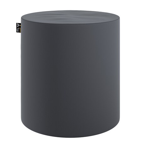 Puf Bobby, grafitowy szary, ø40, wys. 40 cm, Posh Velvet