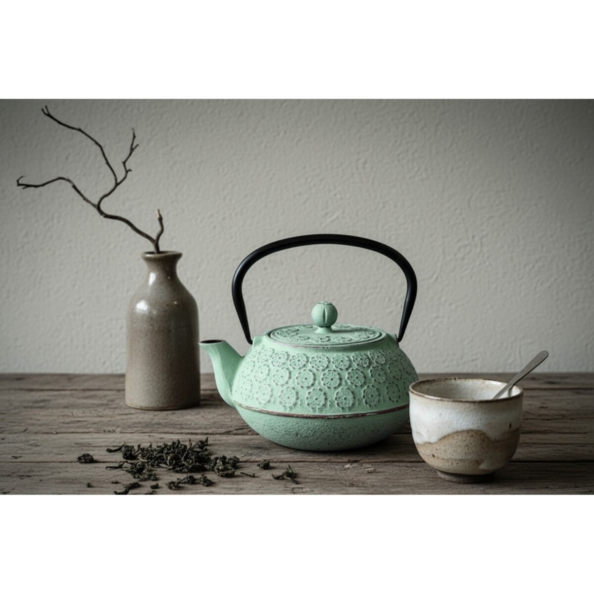 Czajnik żeliwny z zaparzaczem KUMO, 1000 ml