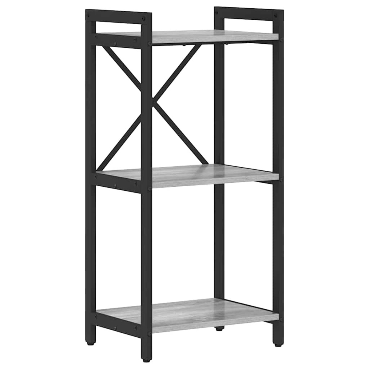 vidaXL Półka na książki Szary dąb sonoma 40 x 30 x 83 cm