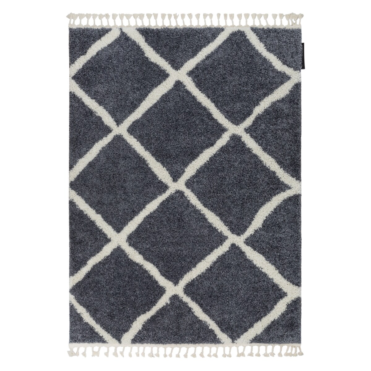 Dywan BERBER CROSS B5950 szary / biały 180x270 cm