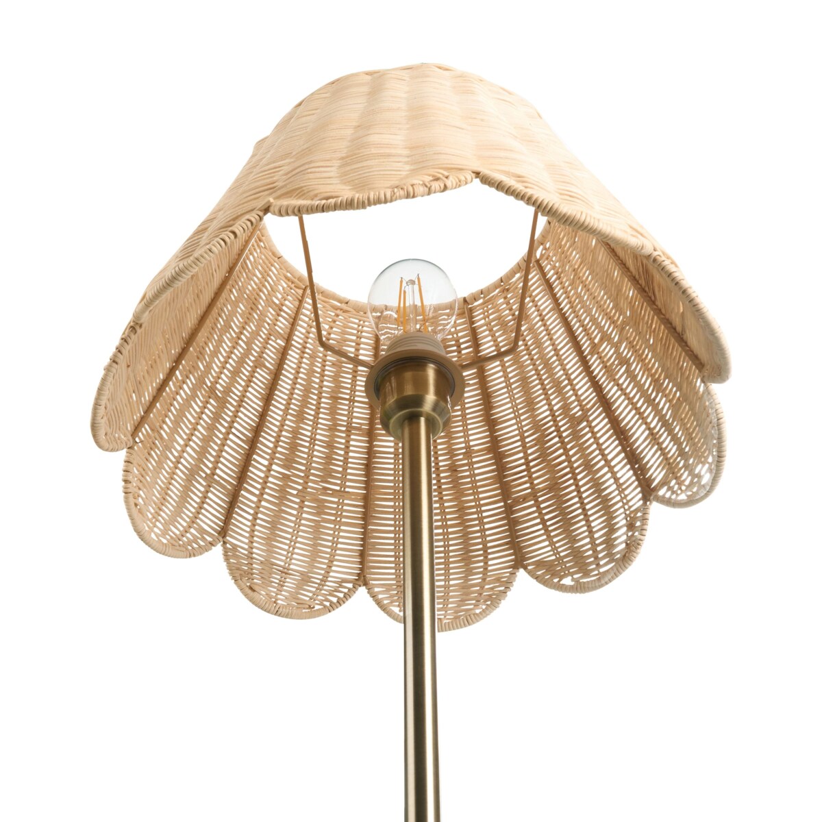 Lampa podłogowa SALM Rattan Naturalny