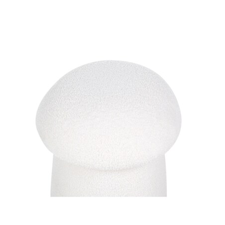 Puf boucle 45 cm biały TIOGA