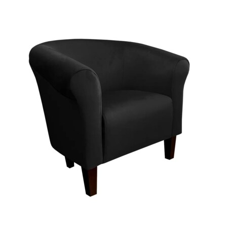Fotel DRAWA 1 VELVET czarny