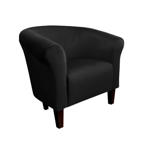 Fotel DRAWA 1 VELVET czarny