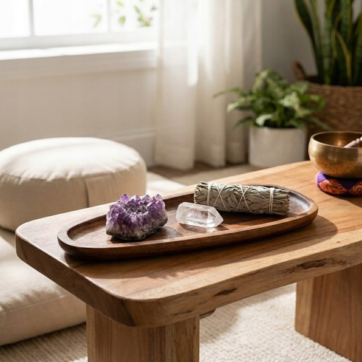 TACKA TACA DŁUGA 30cm KUCHENNA DREWNIANA NA NACZYNIA KLUCZE BOHO DO SALONU