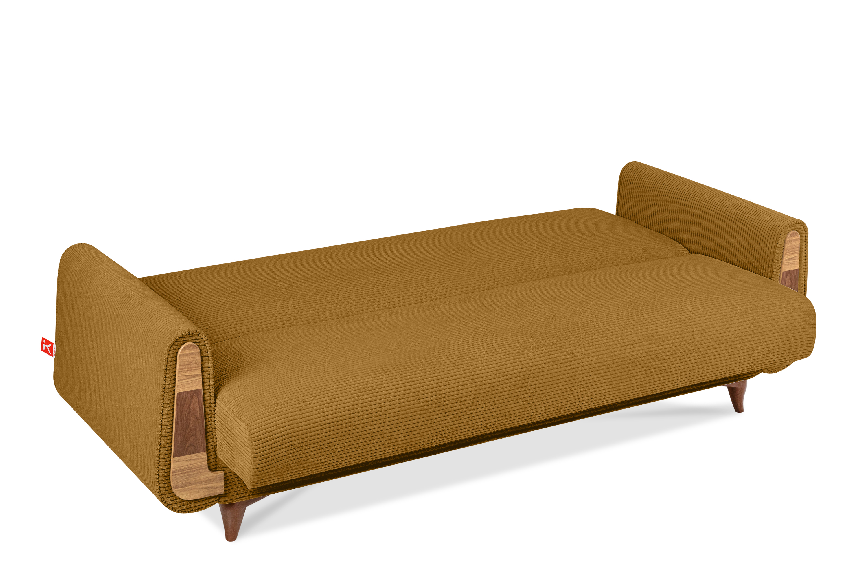 KONSIMO GUSTAVO II Sofa 3-osobowa, kolor żółty