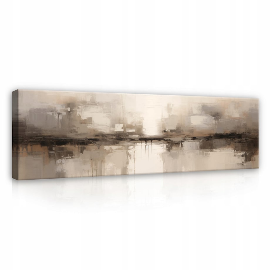 OBRAZ ABSTRAKCJA LOFT DUŻY NOWOCZESNY DO SALONU NA PŁÓTNIE ŚCIANĘ 145x45