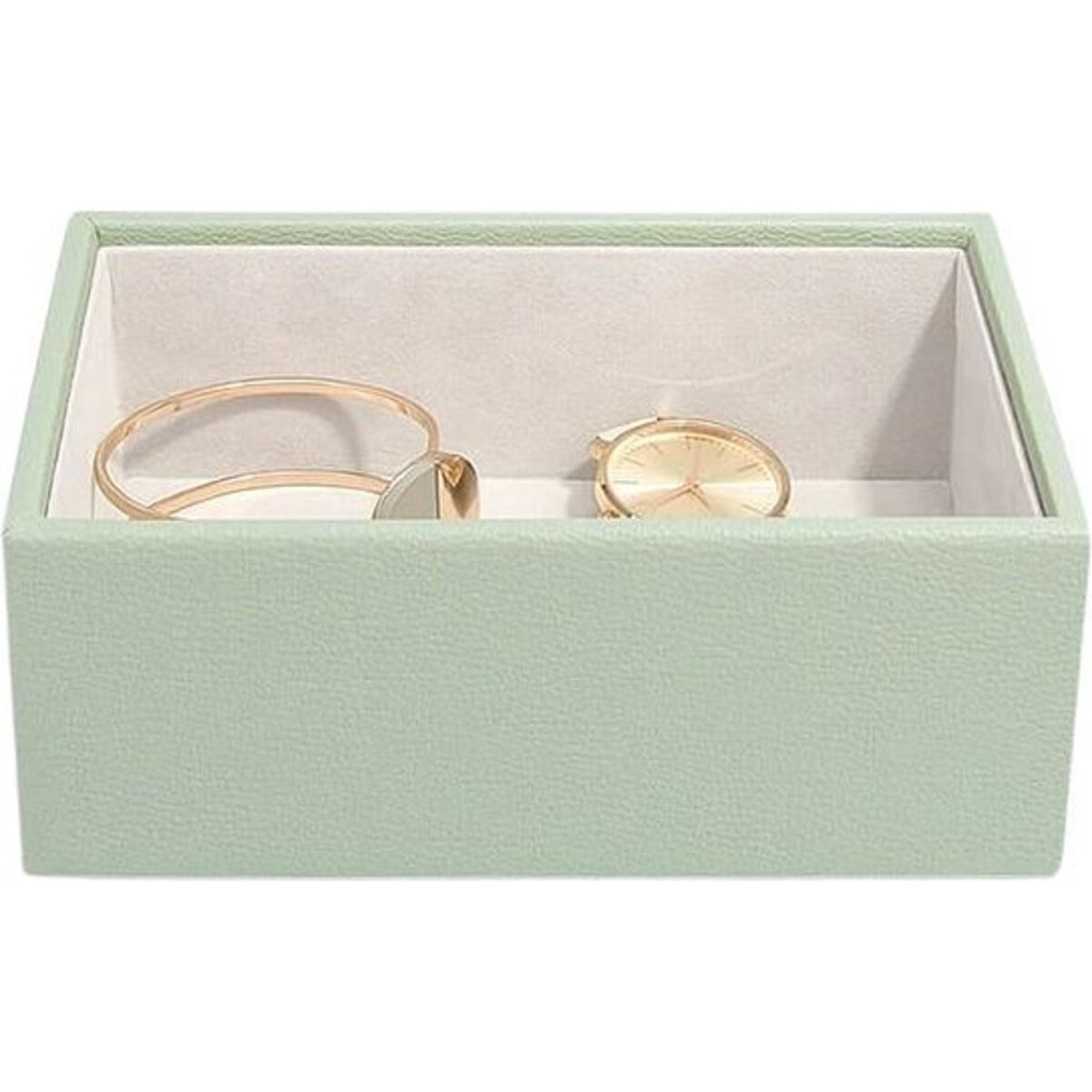 Szkatułka na biżuterię Stackers open mini zieleń szałwiowa