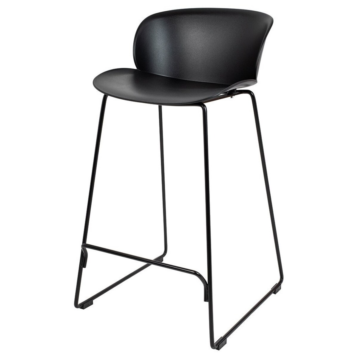 Krzesło barowe ALTOPC-163.H66 do kuchni loft czarne