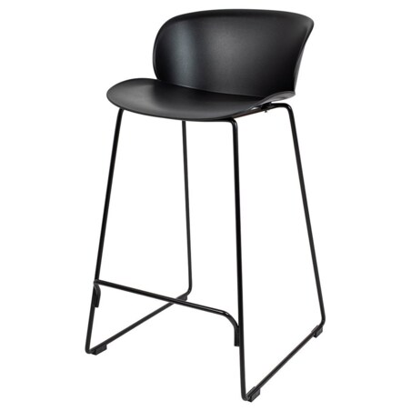 Krzesło barowe ALTOPC-163.H66 do kuchni loft czarne