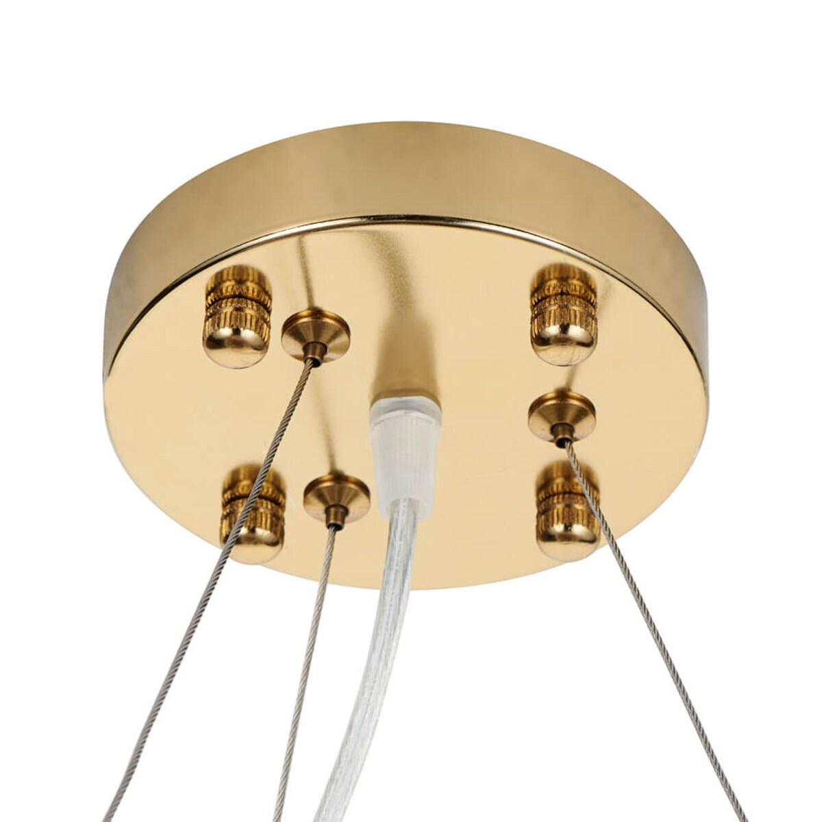 Ceramiczna lampa zwieszana Botanika XY080P-100 Step ozdobna liście złoty biały