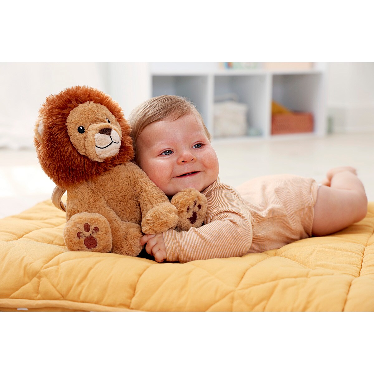 Szumiący lew z czujnikiem dźwięku i pozytywką - Cloud b® Louis Lion™ Smart Sensor