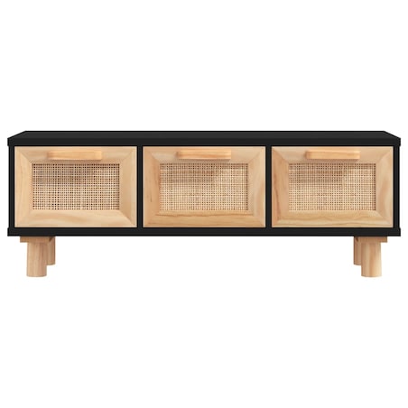 vidaXL Stolik kawowy, czarny, 80x40x30 cm