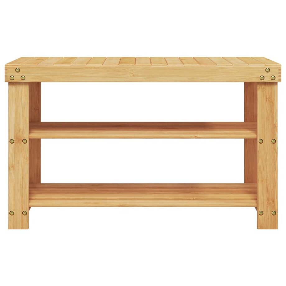 vidaXL Regał na buty, 3-poziomowy, 70x27,5x45 cm, bambusowy