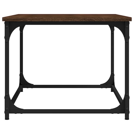 vidaXL Stolik kawowy, brązowy dąb, 80x50x40 cm