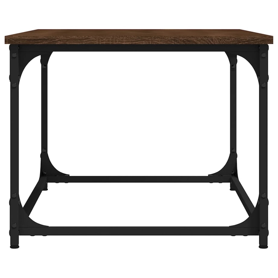 vidaXL Stolik kawowy, brązowy dąb, 80x50x40 cm