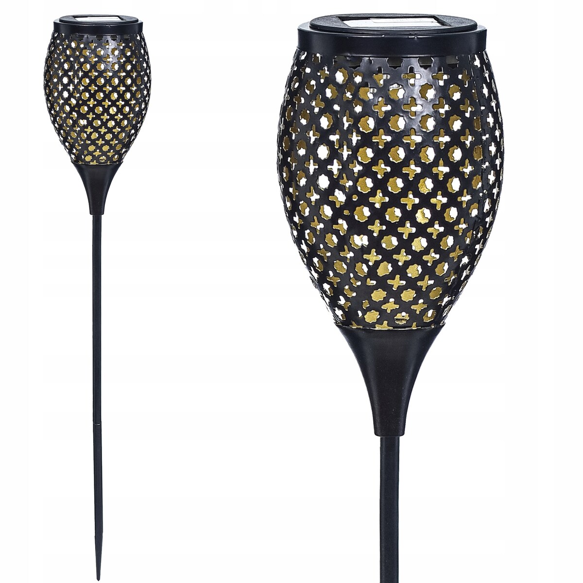 Lampa Solarna Ogrodowa Wbijana Led Lampka Latarenka Słupek Na Taras Ogród