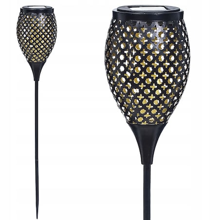 Lampa Solarna Ogrodowa Wbijana Led Lampka Latarenka Słupek Na Taras Ogród