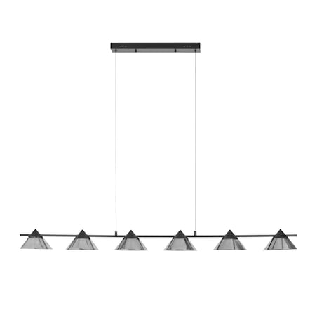 Lampa wisząca BLAKE 120 cm - LED, czarna
