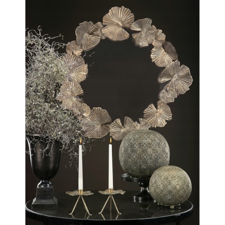LUSTRO LIŚCIE metalowe śr. 86cm