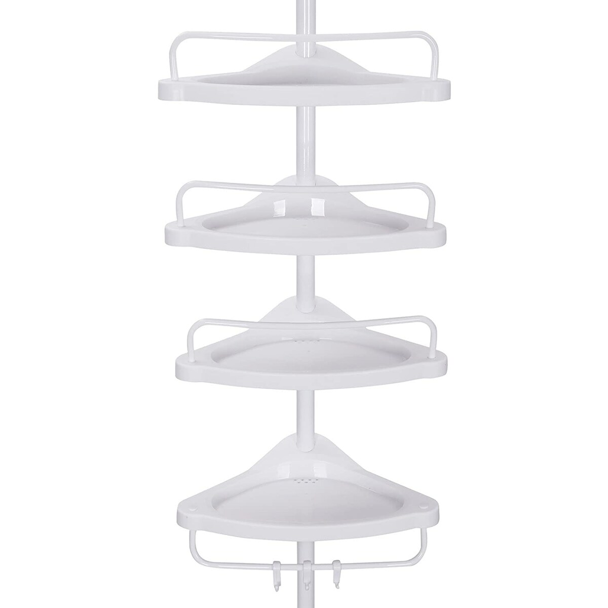 Półka Łazienkowa Teleskopowa Regulacja Wysokości Biała