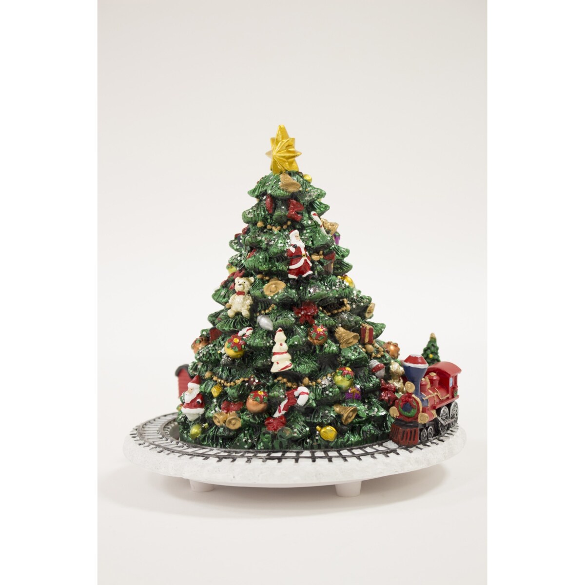 Choinka z Pozytywką 16x15,5x15,5 cm TREN zielona