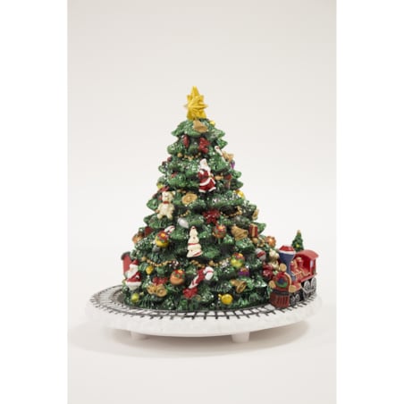 Choinka z Pozytywką 16x15,5x15,5 cm TREN zielona