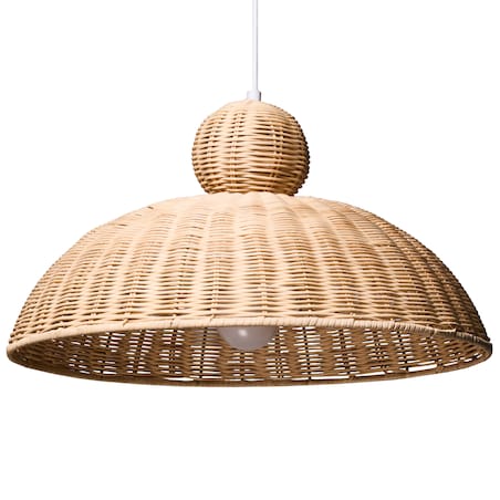 Lampa wisząca SUERTE Rattan Naturalny