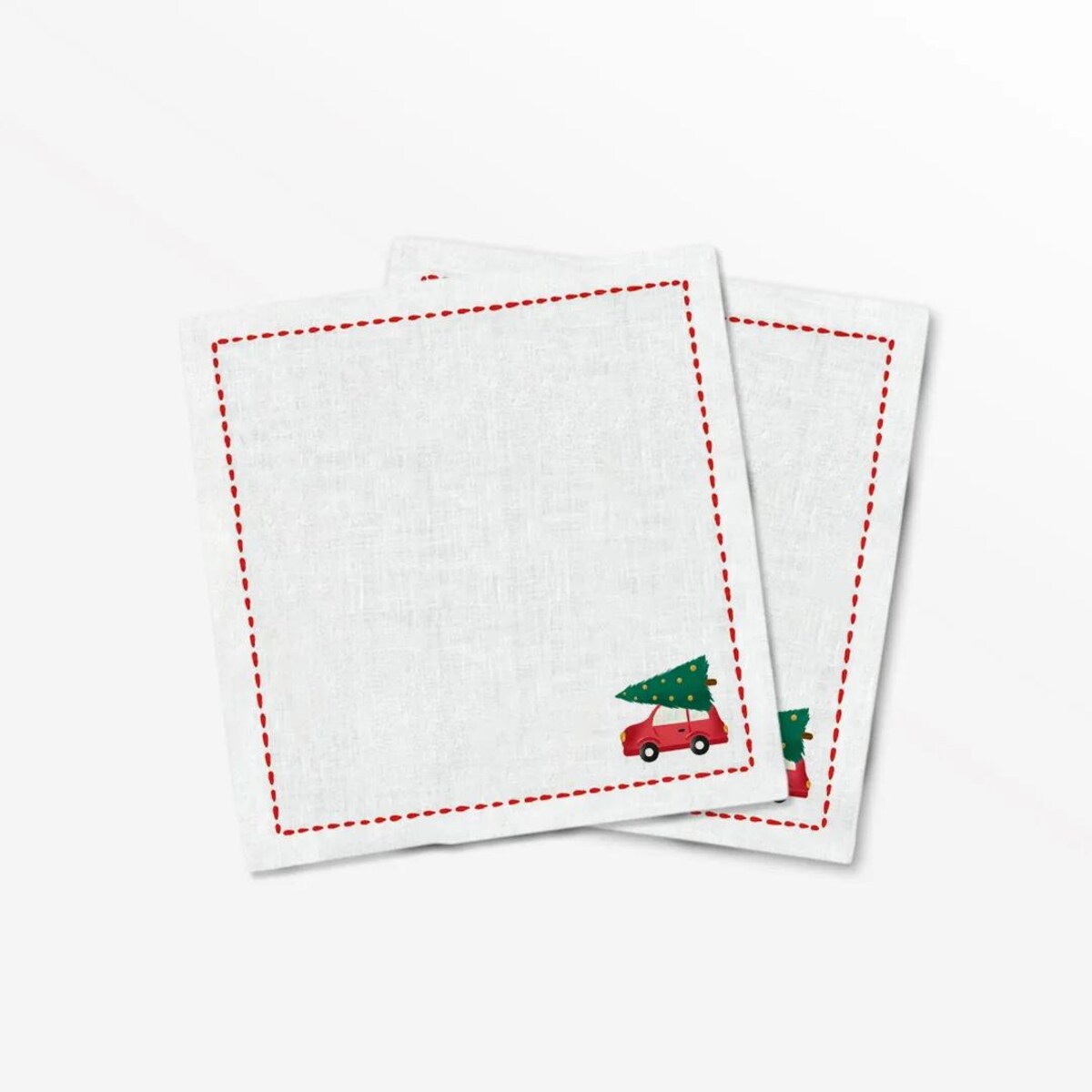 Serwetki świąteczne - Minimalistyczny samochód (2szt.)