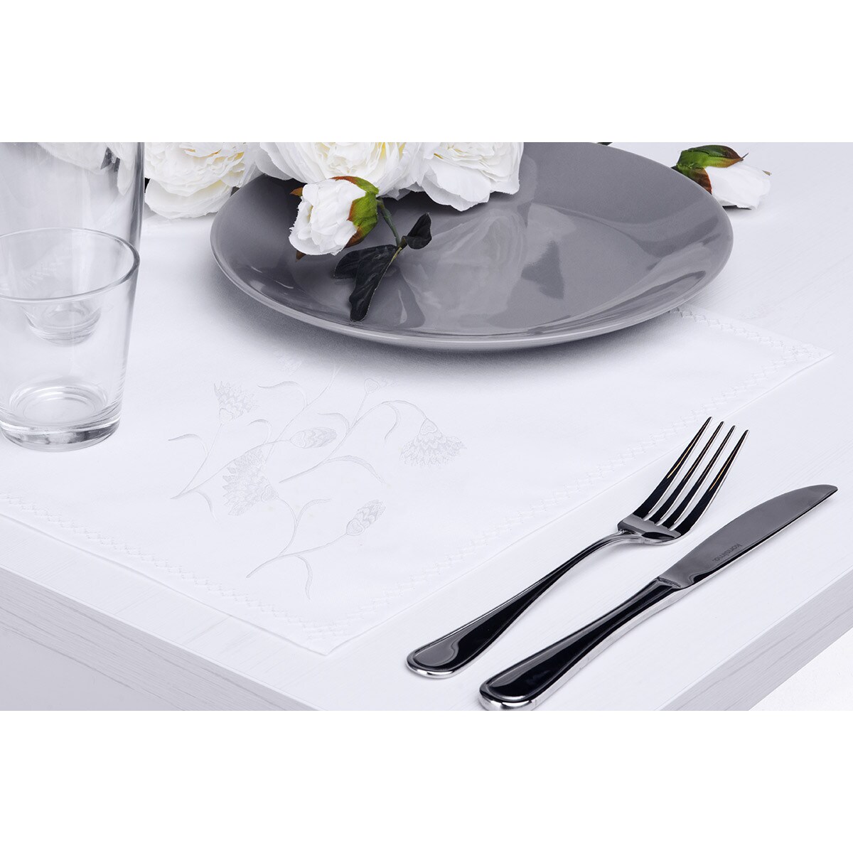 Konsimo ASTERI Serweta plamoodporna, biały