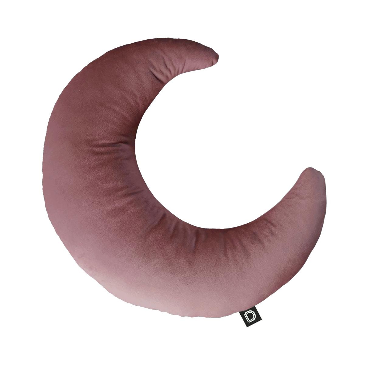 Poduszka księżyc VELVET VE2258 | pudrowy róż