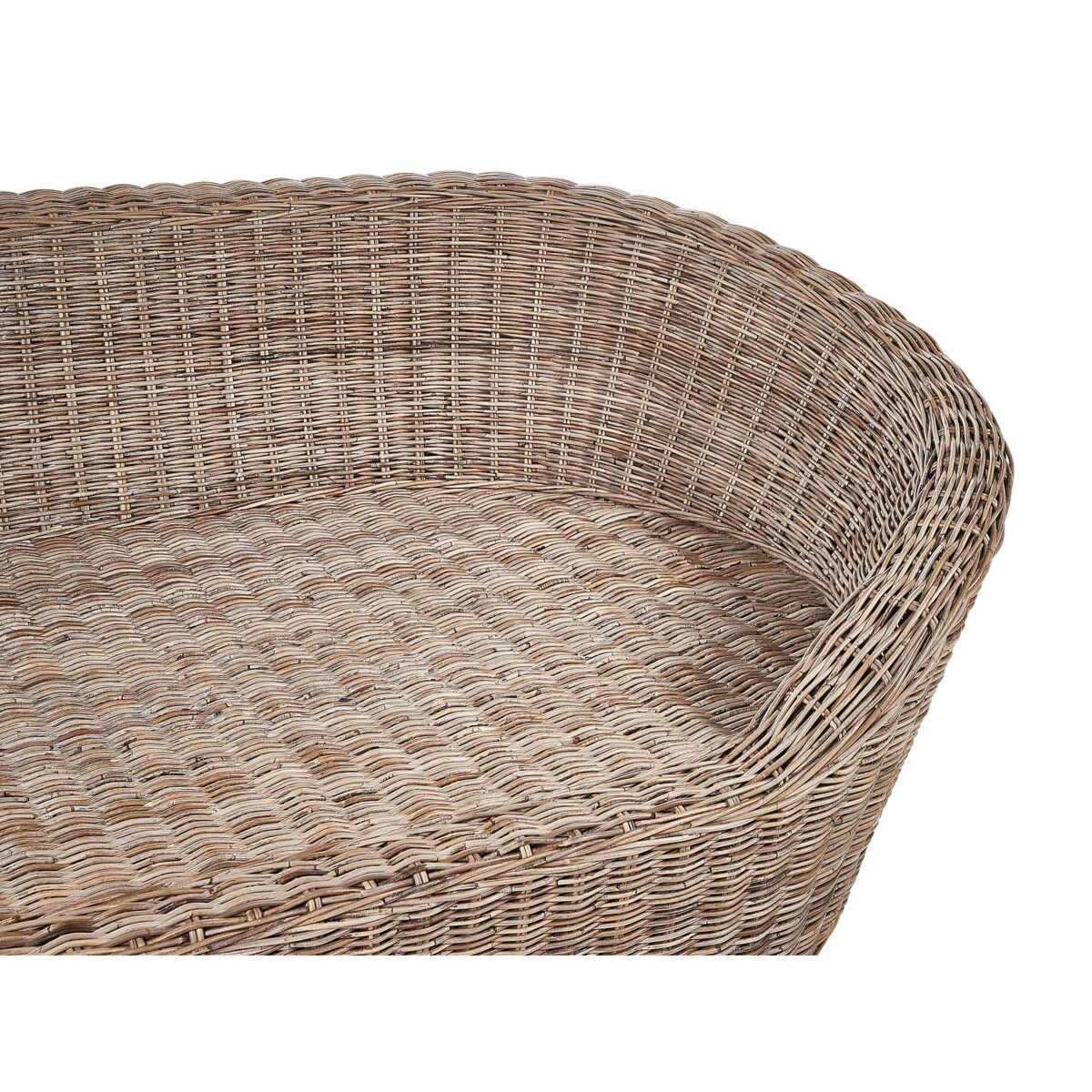 Kosz ogrodowy rattanowy naturalny CAVO