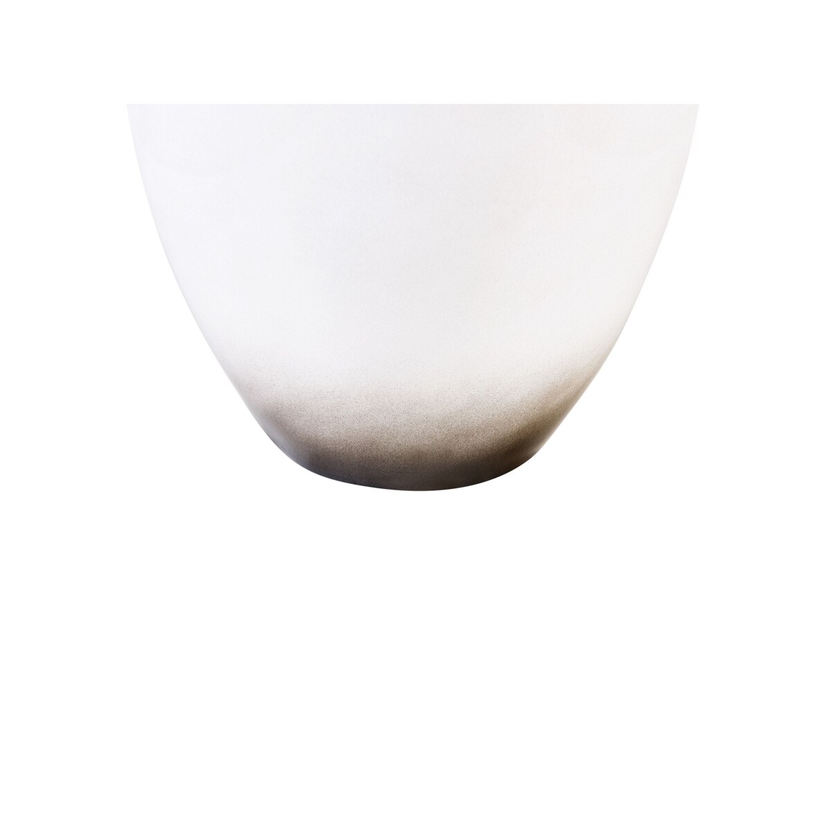 Wazon dekoracyjny z terakoty 36 cm biały BAEZA