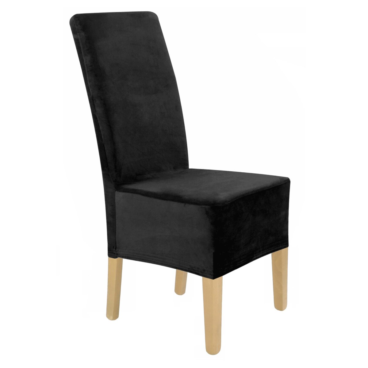 POKROWIEC NA KRZESŁO XXL CZARNY WELUR ELASTYCZNY [21RC]