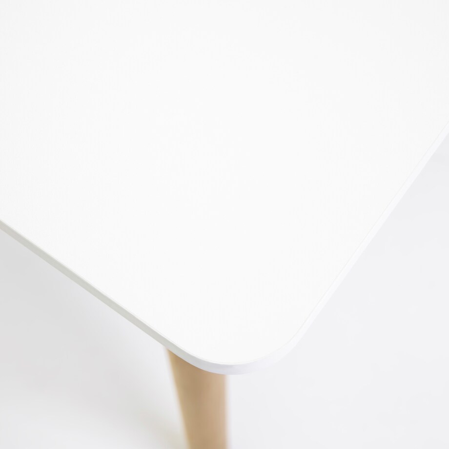 Nowoczesny Biały Kwadratowy Stół Do Salonu Jadalni Kuchni