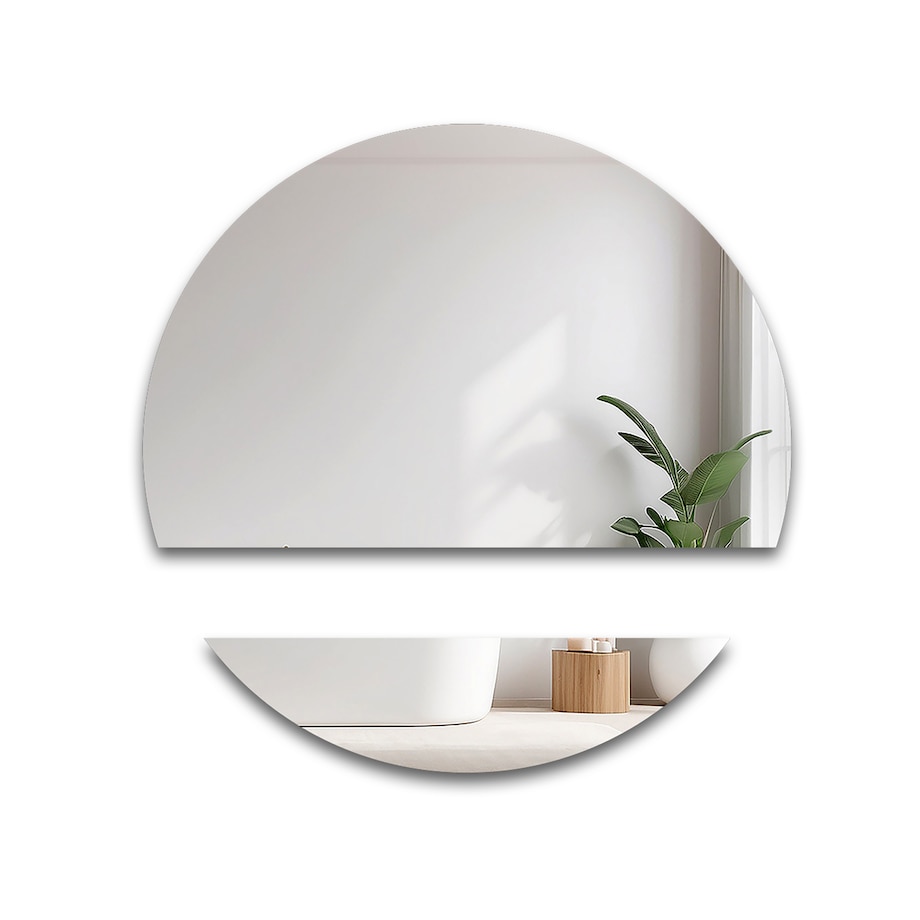 Lustro łazienkowe okrągłe w dwóch częściach - WIRO