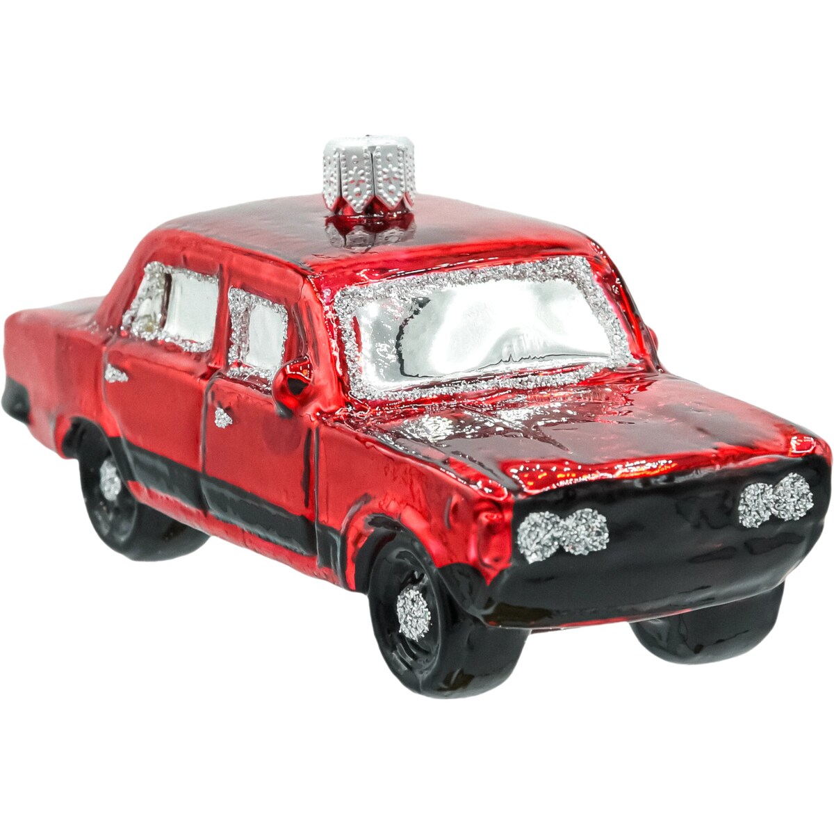 Bombka choinkowa: czerwony samochód