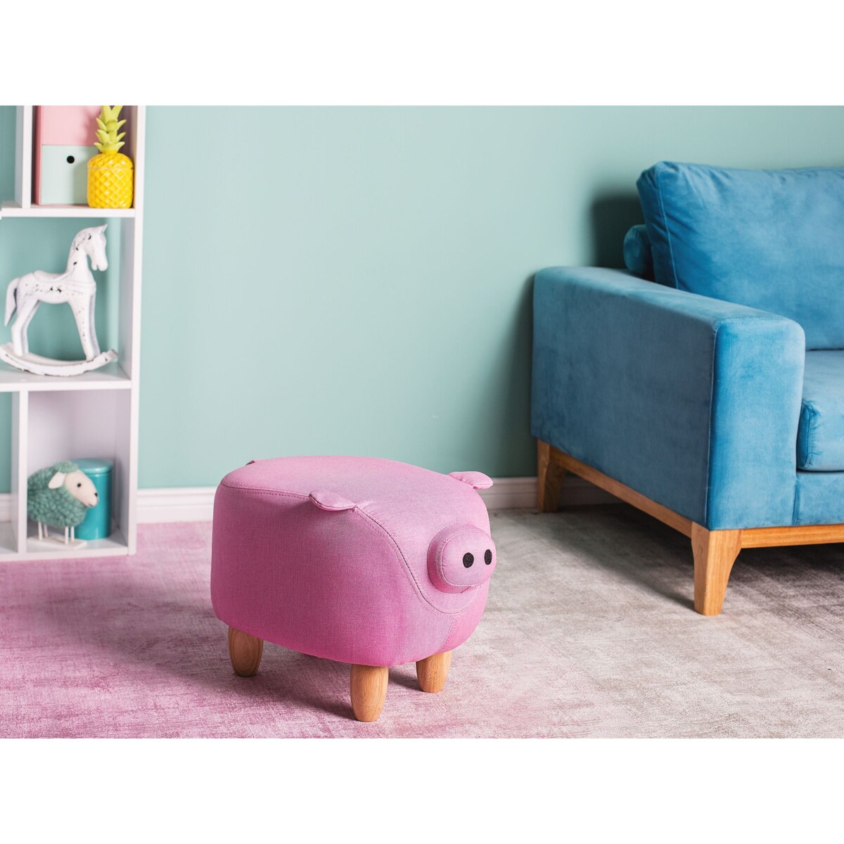 Pufa zwierzak PIGGY Różowy Świnka