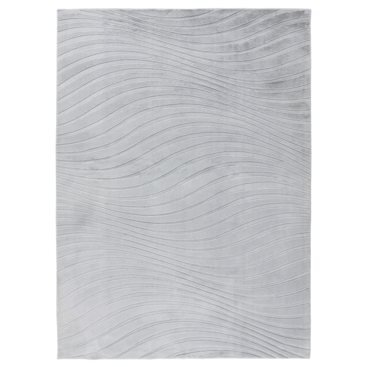 Dywan nowoczesny 3D, miękki Waving 5030 Szary 120x170
