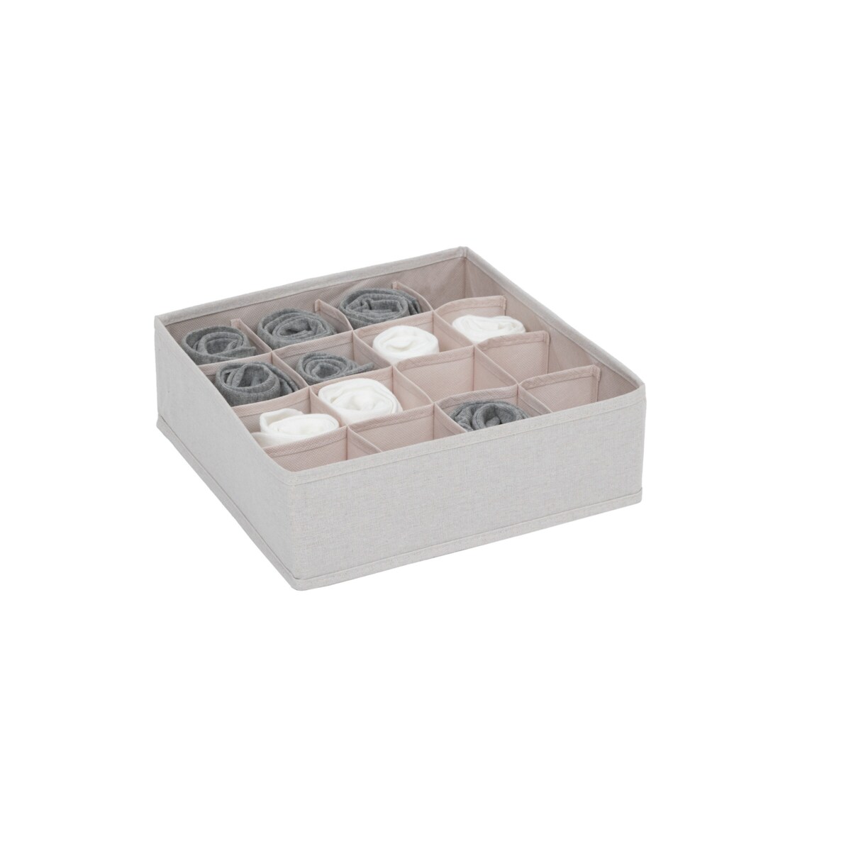 Organizer do szuflady DRESSY, 16 komór, 31 x 31 cm