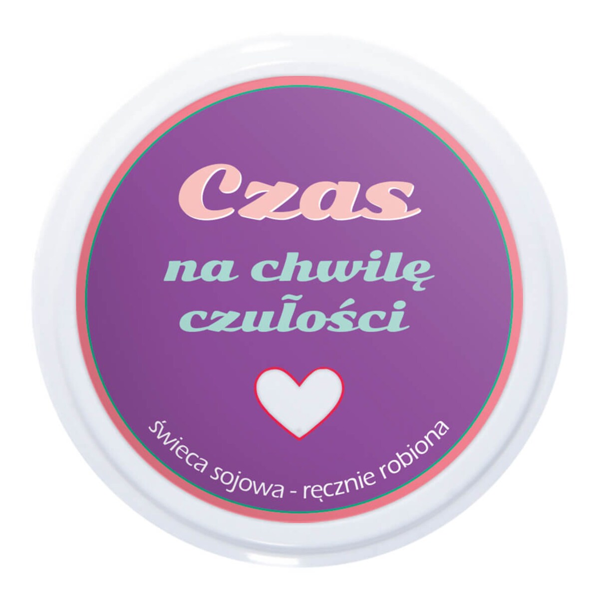 Naturalna świeca sojowa CZAS NA CHWILĘ kwiatowo-owocowy zapach w słoiku prezent upominek na Walentynki dla kobiety dziewczyny ukochanej narzeczonej