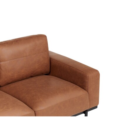 Sofa 2-osobowa brązowa SOVIK