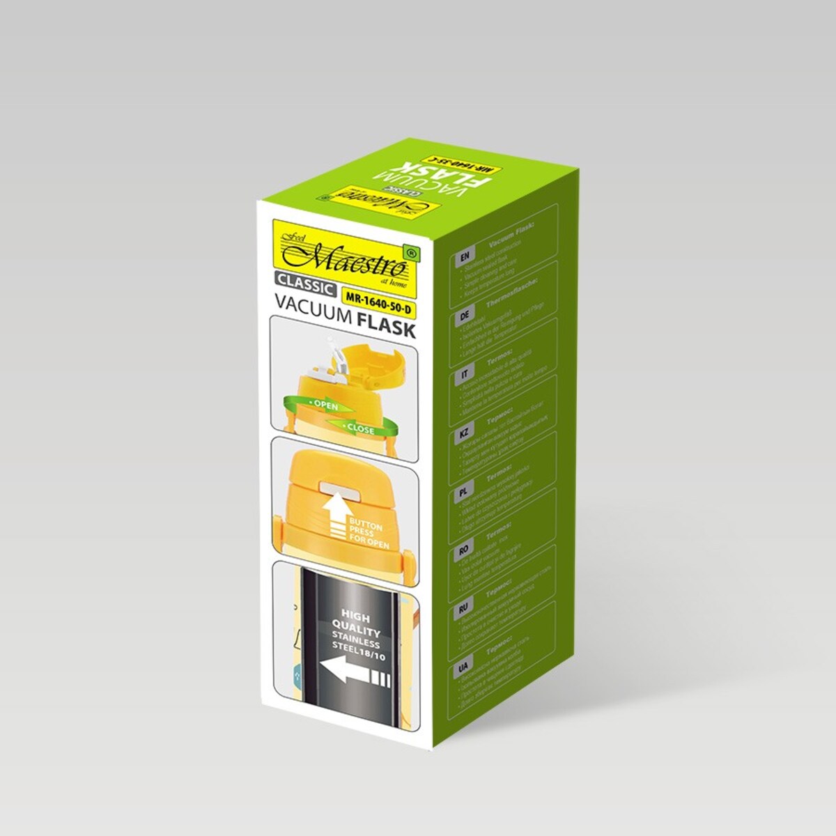 Kubek termiczny dla dzieci dziecka ze słomką 500ml żyrafa MAESTRO MR-1640-50-D