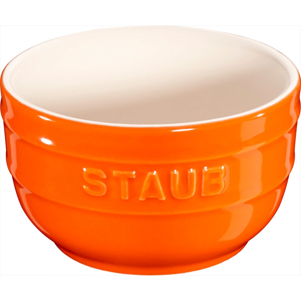 Staub Mini Ramekin Okrągły, 2 szt. - 200 ml, Pomarańczowy