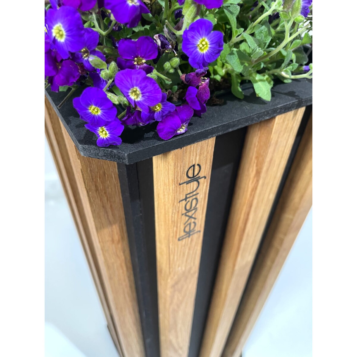 Donica drewniana Lamele 23x60 cm