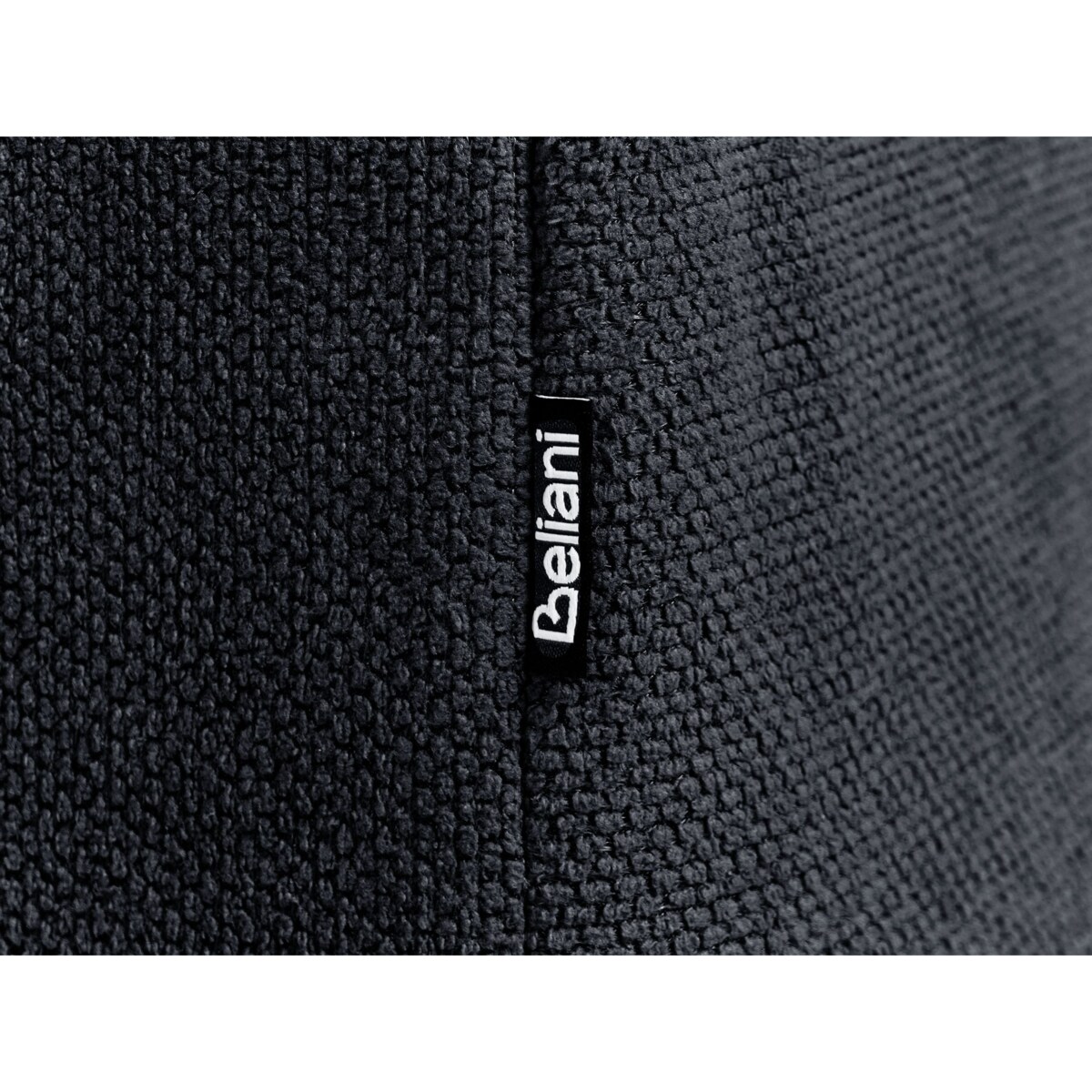 Sofa 3-osobowa czarna FAUSKAN